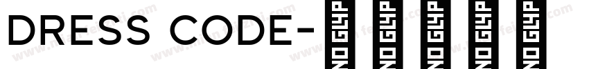 dress code字体转换